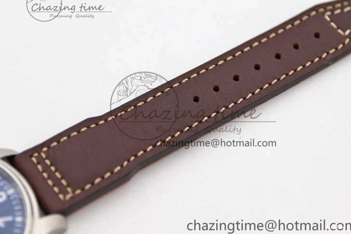 MIROTIME 0416 Mark XVIII IW327010 SS M+F 1:1 Best Edition Blue Dial on Brown Leather Strap A Resilient 7051